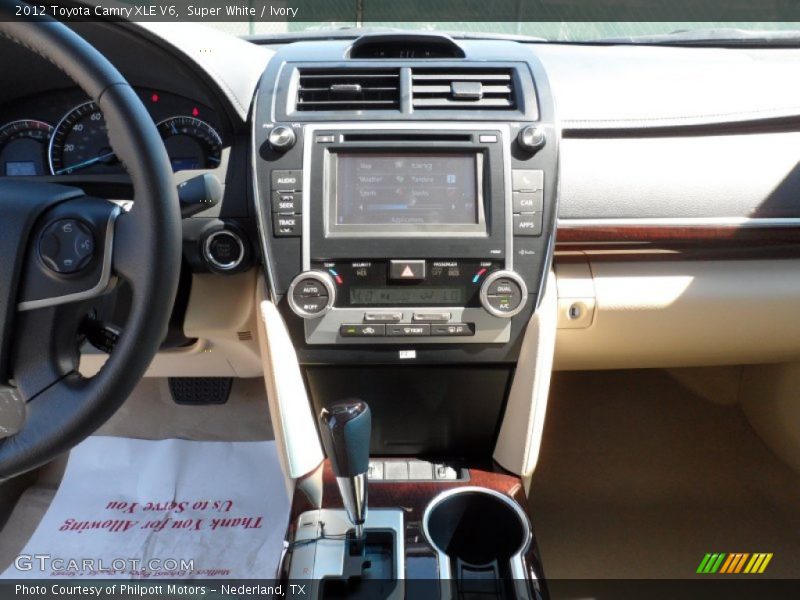 Super White / Ivory 2012 Toyota Camry XLE V6
