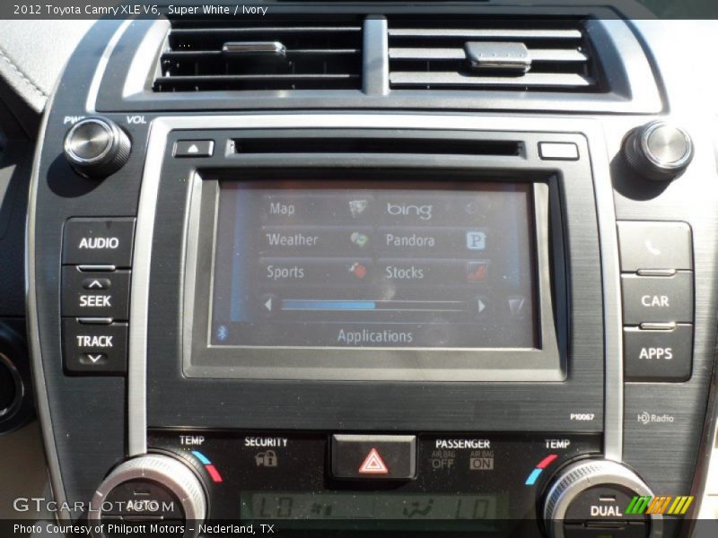 Super White / Ivory 2012 Toyota Camry XLE V6