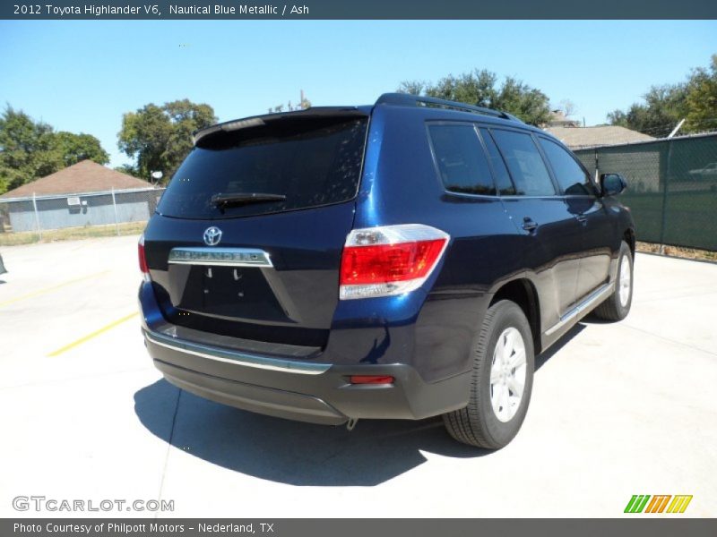 Nautical Blue Metallic / Ash 2012 Toyota Highlander V6
