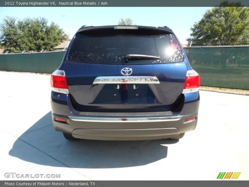 Nautical Blue Metallic / Ash 2012 Toyota Highlander V6