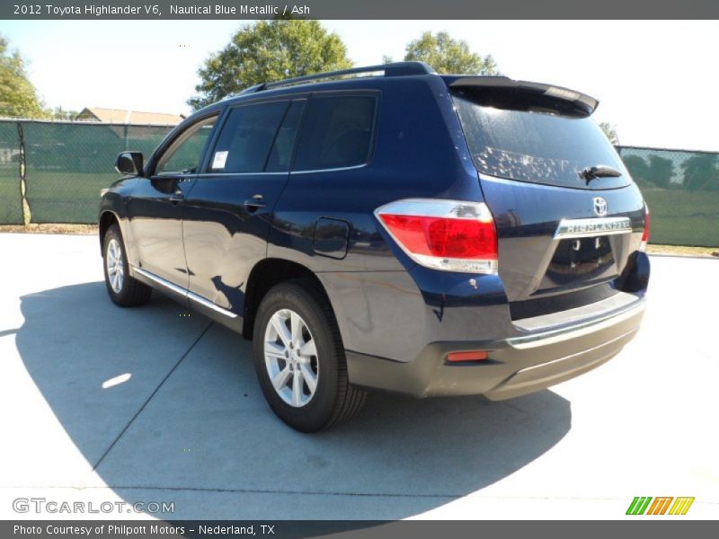 Nautical Blue Metallic / Ash 2012 Toyota Highlander V6