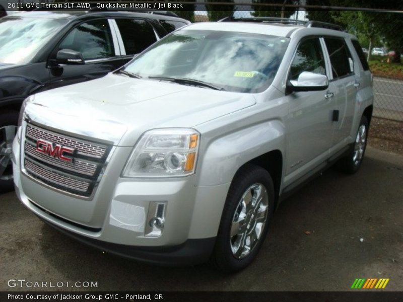 Quicksilver Metallic / Jet Black 2011 GMC Terrain SLT AWD