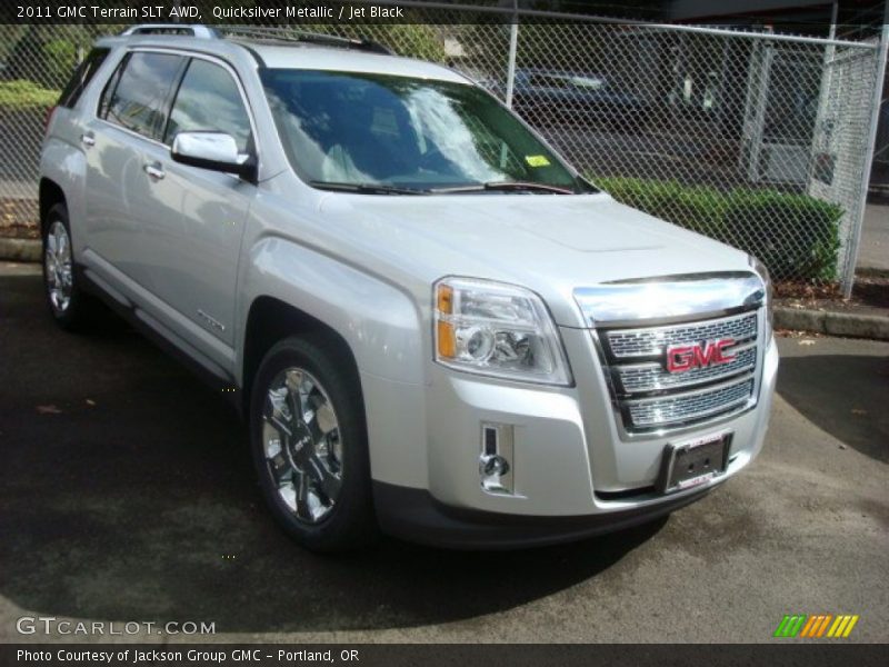 Quicksilver Metallic / Jet Black 2011 GMC Terrain SLT AWD