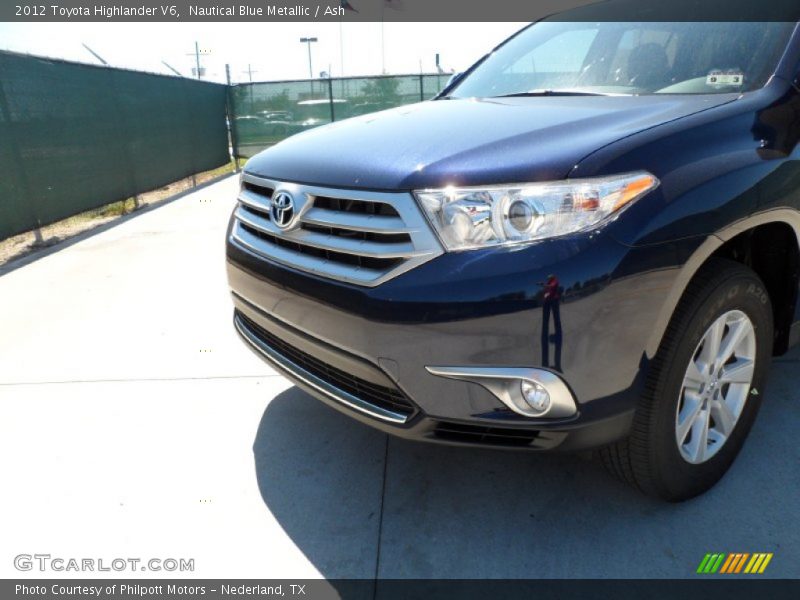 Nautical Blue Metallic / Ash 2012 Toyota Highlander V6