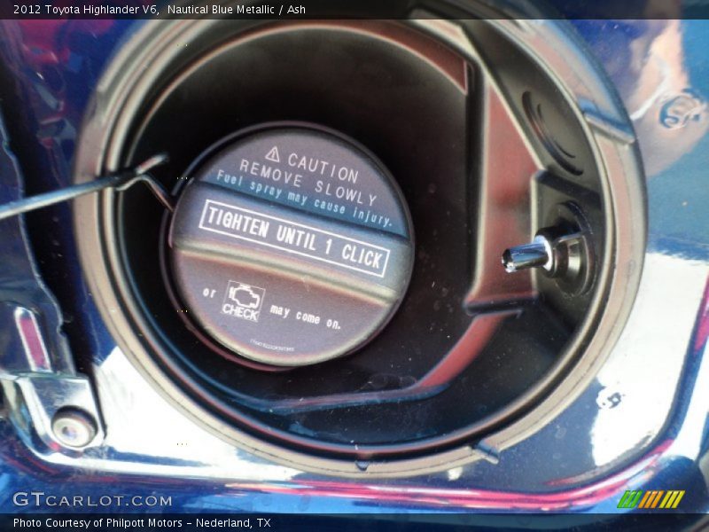 Nautical Blue Metallic / Ash 2012 Toyota Highlander V6