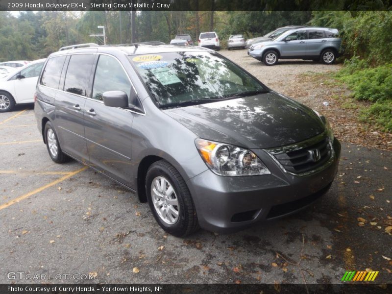 Sterling Gray Metallic / Gray 2009 Honda Odyssey EX-L