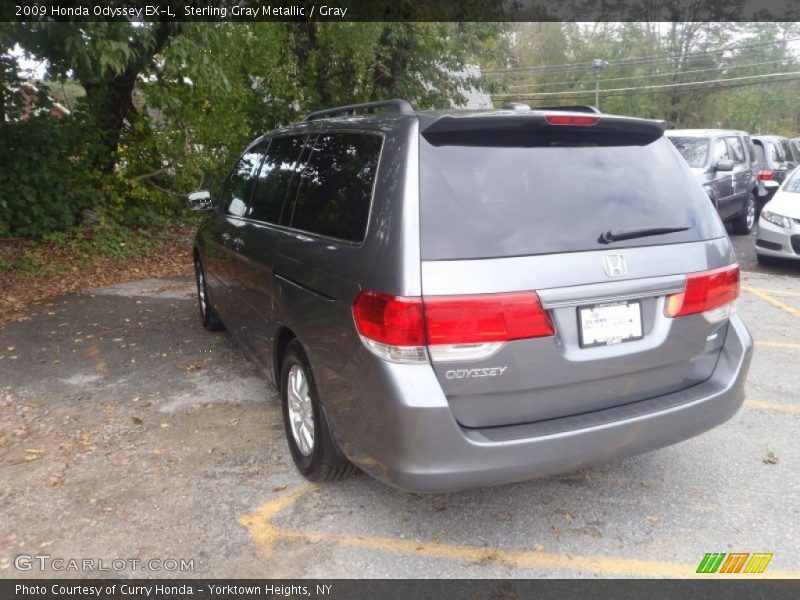 Sterling Gray Metallic / Gray 2009 Honda Odyssey EX-L