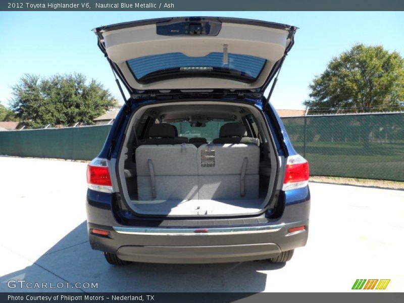 Nautical Blue Metallic / Ash 2012 Toyota Highlander V6