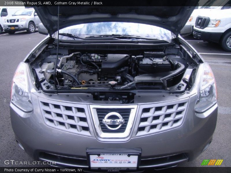 Gotham Gray Metallic / Black 2008 Nissan Rogue SL AWD