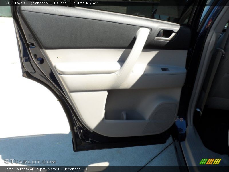 Nautical Blue Metallic / Ash 2012 Toyota Highlander V6