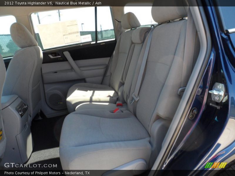 Nautical Blue Metallic / Ash 2012 Toyota Highlander V6