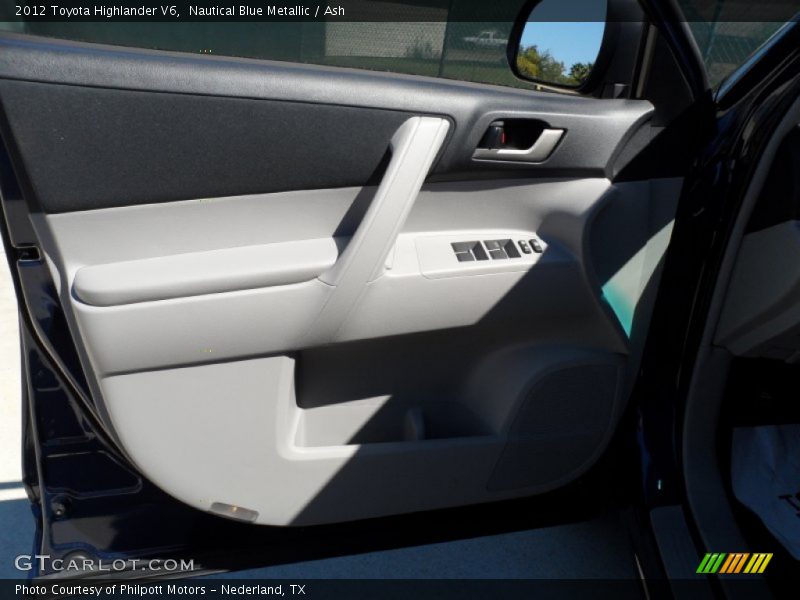 Nautical Blue Metallic / Ash 2012 Toyota Highlander V6