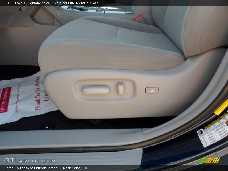 Nautical Blue Metallic / Ash 2012 Toyota Highlander V6