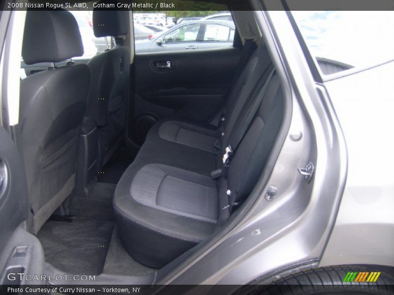 Gotham Gray Metallic / Black 2008 Nissan Rogue SL AWD