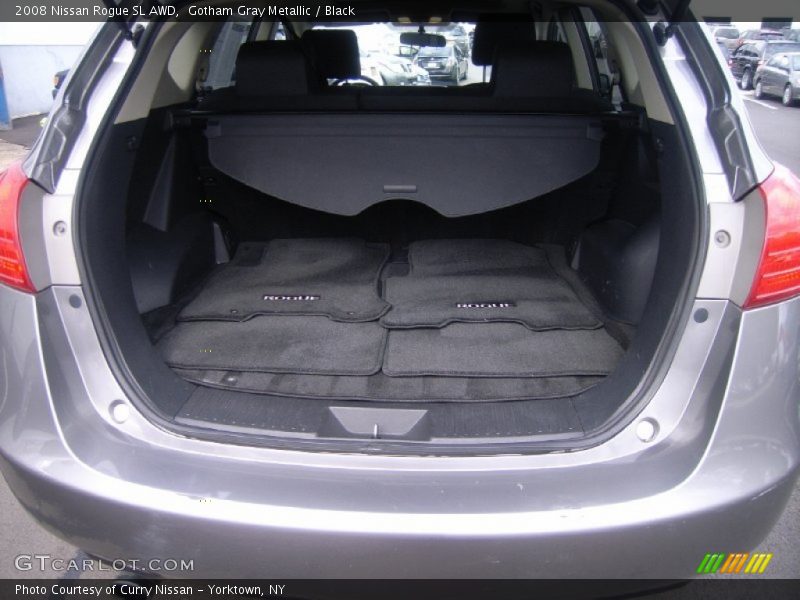Gotham Gray Metallic / Black 2008 Nissan Rogue SL AWD