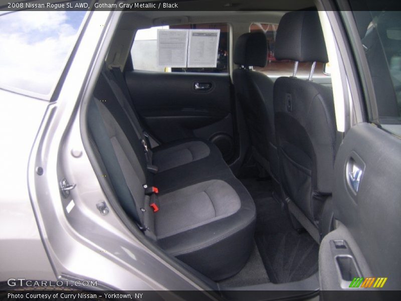 Gotham Gray Metallic / Black 2008 Nissan Rogue SL AWD
