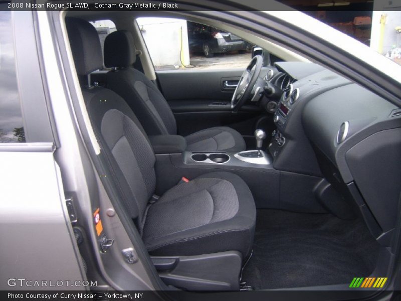 Gotham Gray Metallic / Black 2008 Nissan Rogue SL AWD