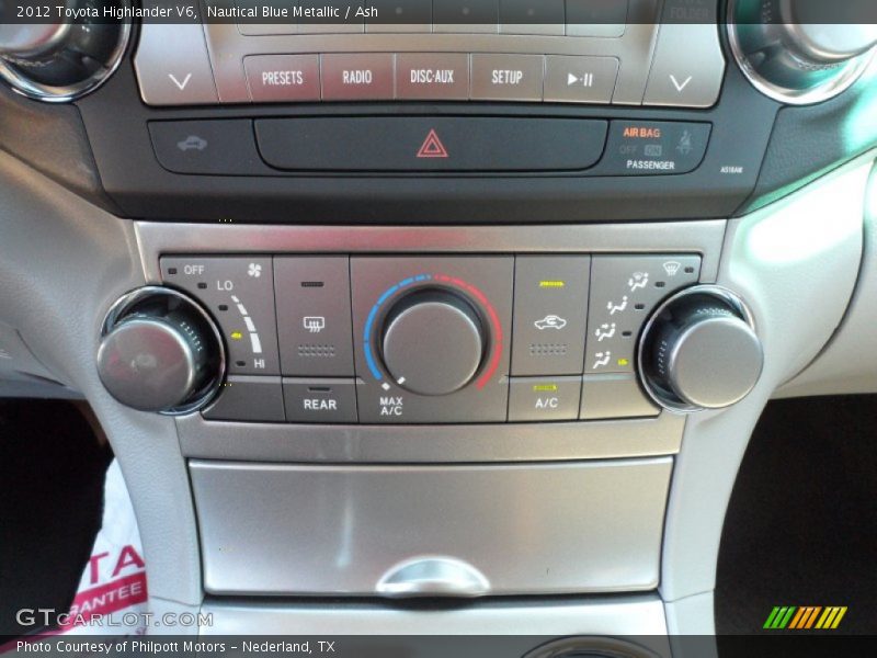 Nautical Blue Metallic / Ash 2012 Toyota Highlander V6