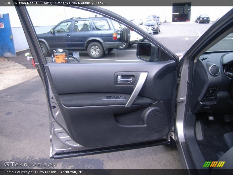 Gotham Gray Metallic / Black 2008 Nissan Rogue SL AWD