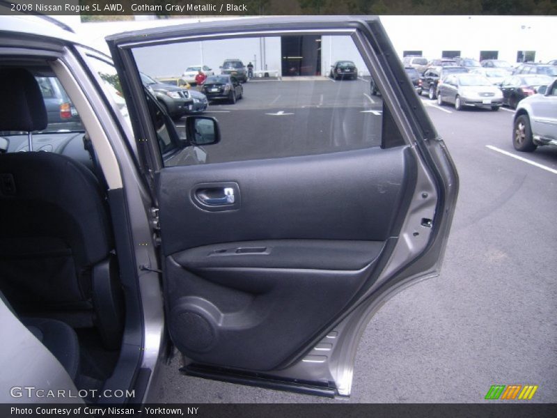 Gotham Gray Metallic / Black 2008 Nissan Rogue SL AWD