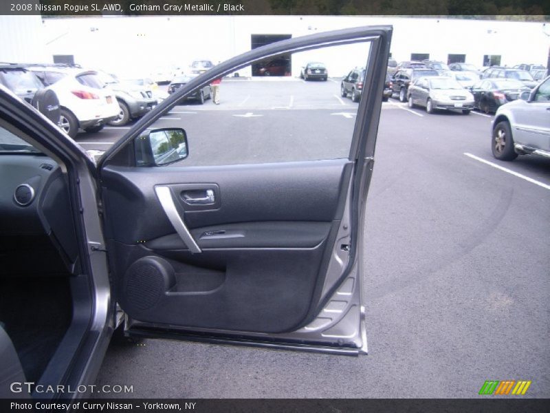 Gotham Gray Metallic / Black 2008 Nissan Rogue SL AWD