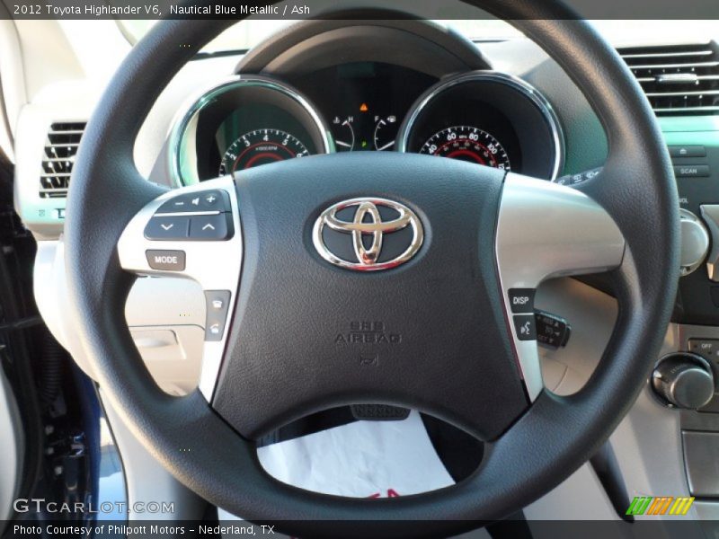 Nautical Blue Metallic / Ash 2012 Toyota Highlander V6