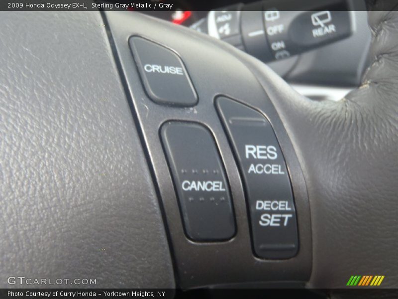 Sterling Gray Metallic / Gray 2009 Honda Odyssey EX-L