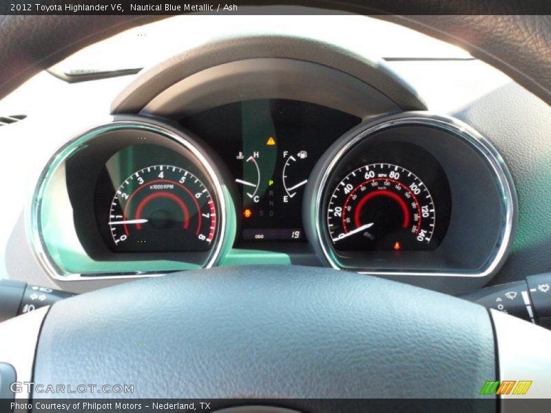 Nautical Blue Metallic / Ash 2012 Toyota Highlander V6