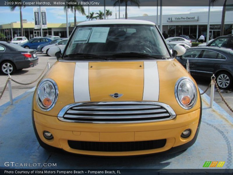 Mellow Yellow / Black/Grey 2009 Mini Cooper Hardtop