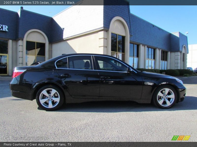 Jet Black / Black 2007 BMW 5 Series 525i Sedan