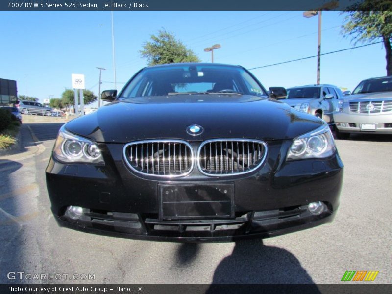 Jet Black / Black 2007 BMW 5 Series 525i Sedan