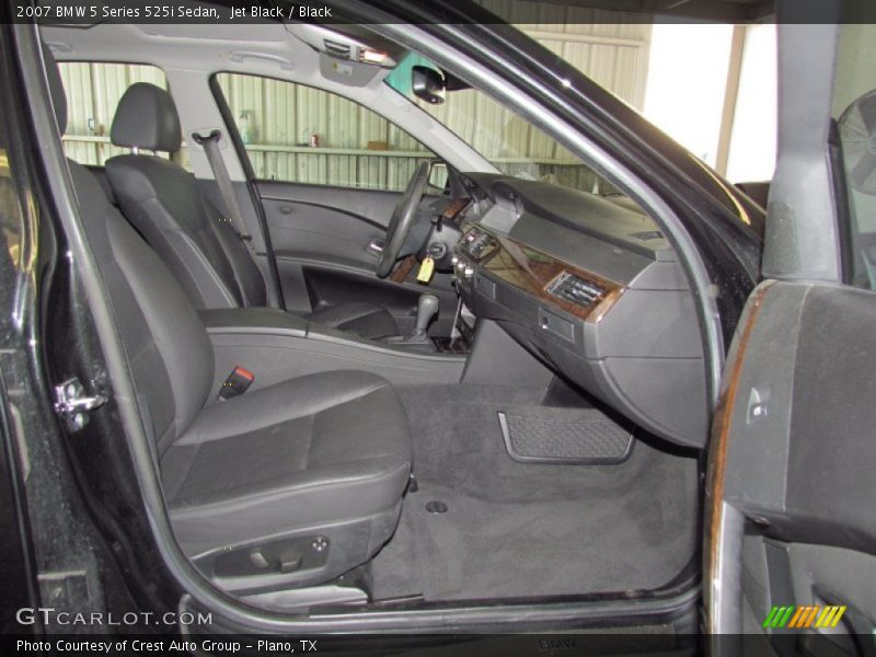 Jet Black / Black 2007 BMW 5 Series 525i Sedan