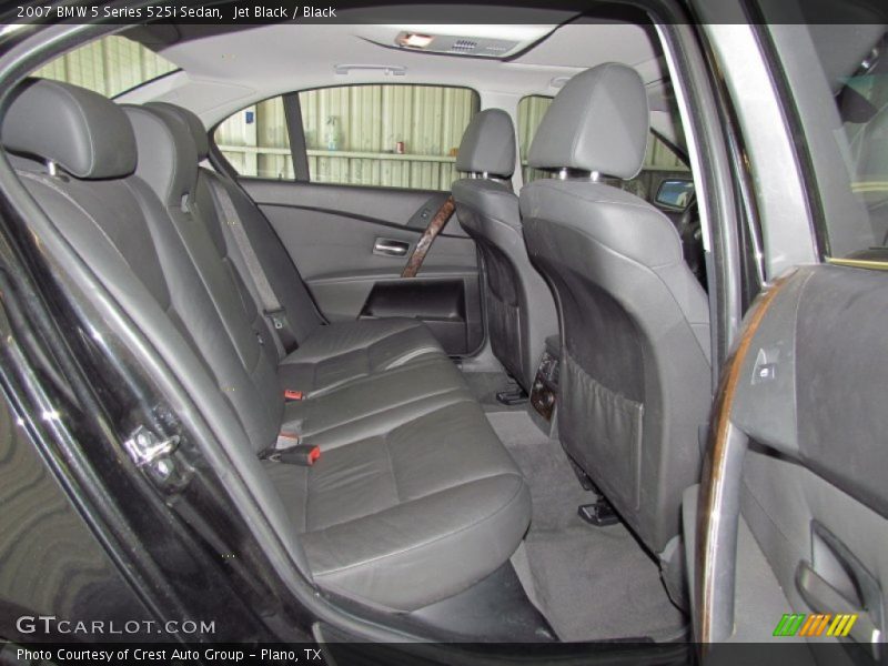 Jet Black / Black 2007 BMW 5 Series 525i Sedan