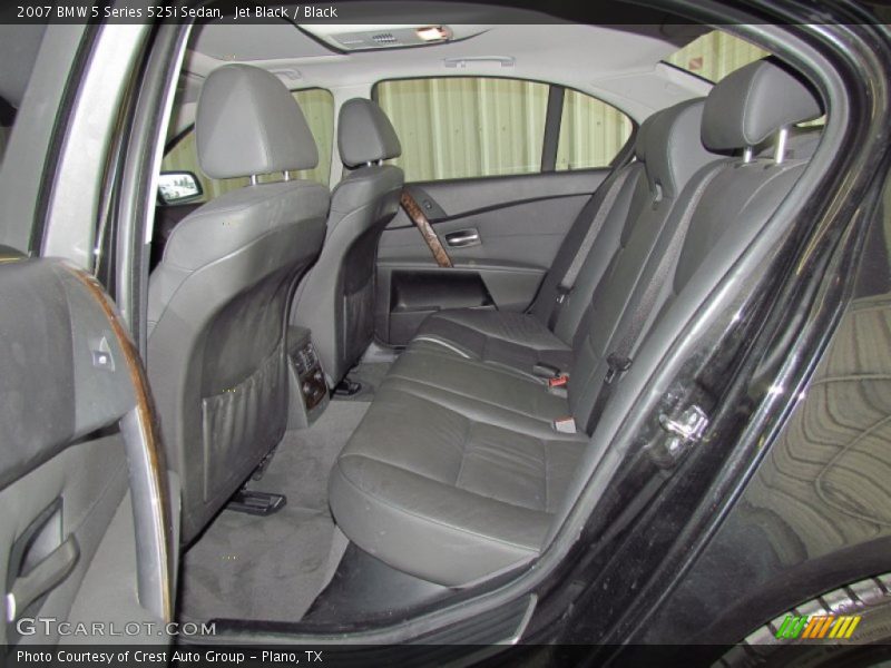 Jet Black / Black 2007 BMW 5 Series 525i Sedan