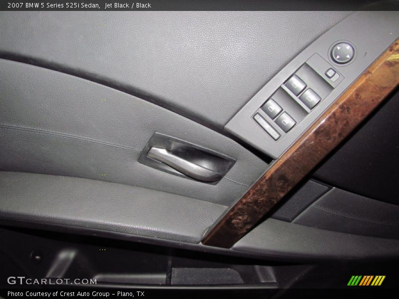Jet Black / Black 2007 BMW 5 Series 525i Sedan