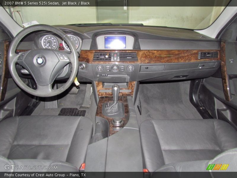 Jet Black / Black 2007 BMW 5 Series 525i Sedan