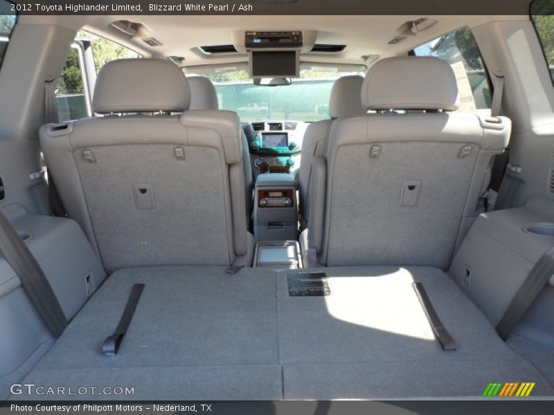 Blizzard White Pearl / Ash 2012 Toyota Highlander Limited