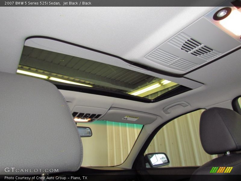 Jet Black / Black 2007 BMW 5 Series 525i Sedan