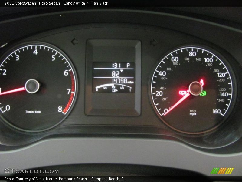 Candy White / Titan Black 2011 Volkswagen Jetta S Sedan