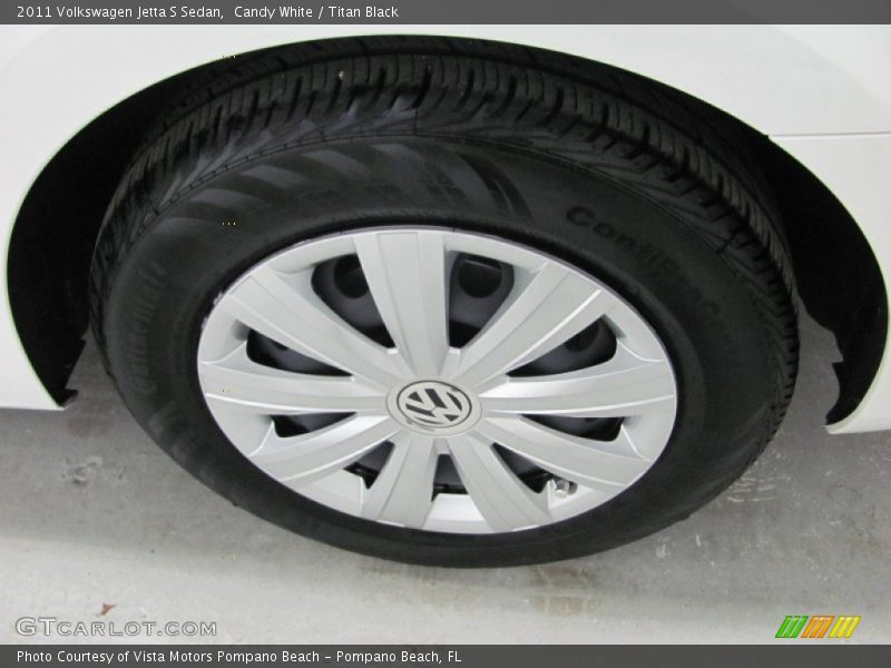 Candy White / Titan Black 2011 Volkswagen Jetta S Sedan