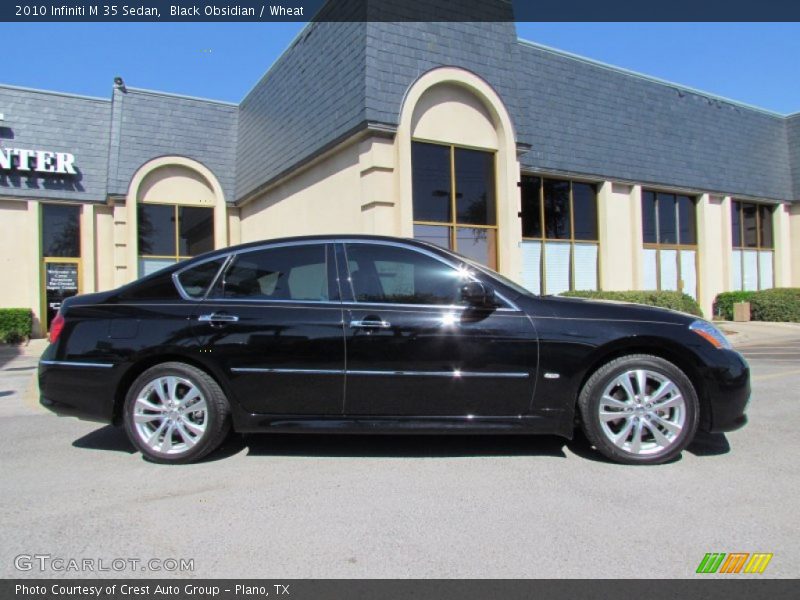 Black Obsidian / Wheat 2010 Infiniti M 35 Sedan