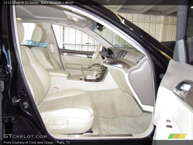 Black Obsidian / Wheat 2010 Infiniti M 35 Sedan
