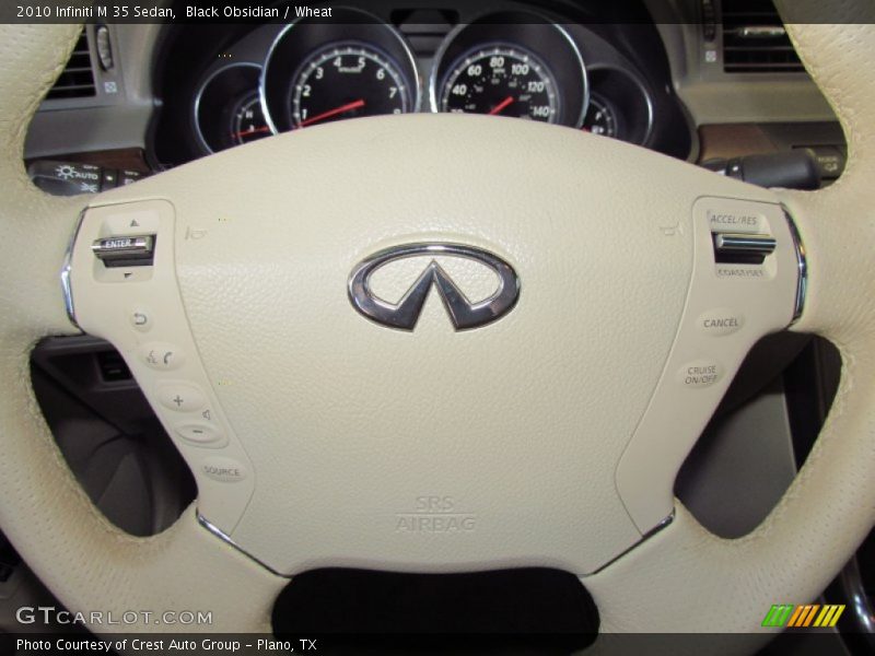 Black Obsidian / Wheat 2010 Infiniti M 35 Sedan
