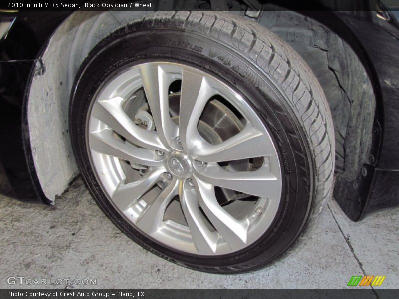 Black Obsidian / Wheat 2010 Infiniti M 35 Sedan