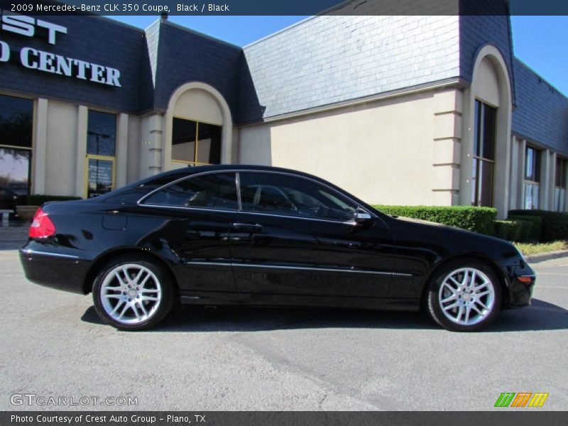 Black / Black 2009 Mercedes-Benz CLK 350 Coupe