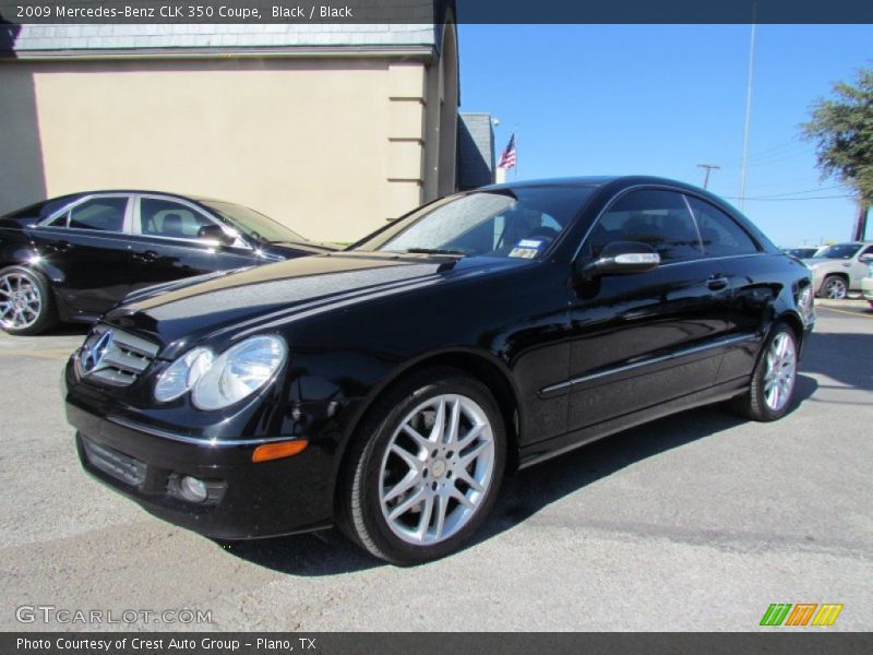 Black / Black 2009 Mercedes-Benz CLK 350 Coupe