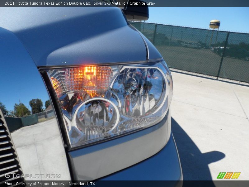Silver Sky Metallic / Graphite Gray 2011 Toyota Tundra Texas Edition Double Cab