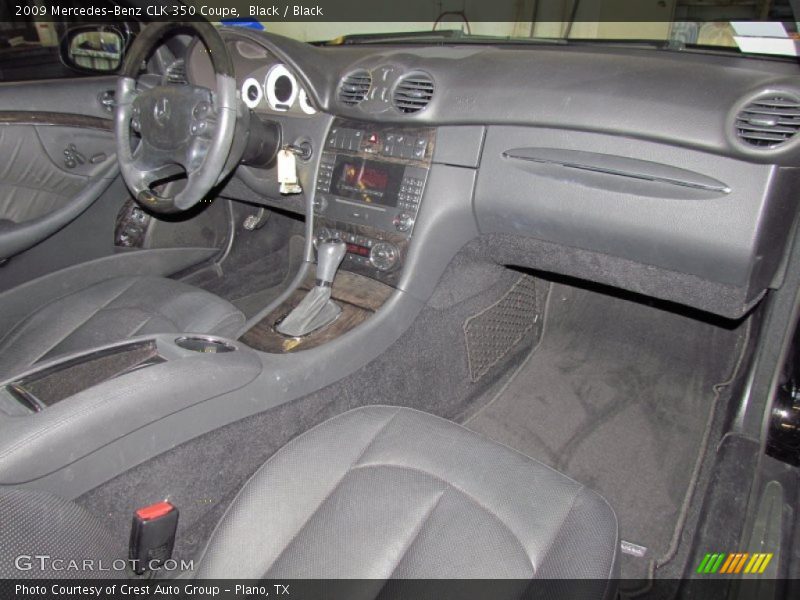 Black / Black 2009 Mercedes-Benz CLK 350 Coupe