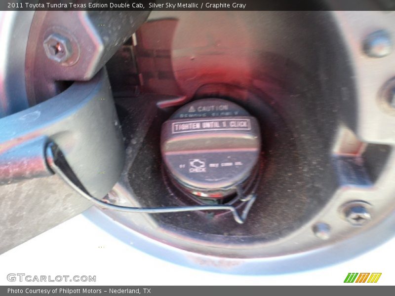 Silver Sky Metallic / Graphite Gray 2011 Toyota Tundra Texas Edition Double Cab