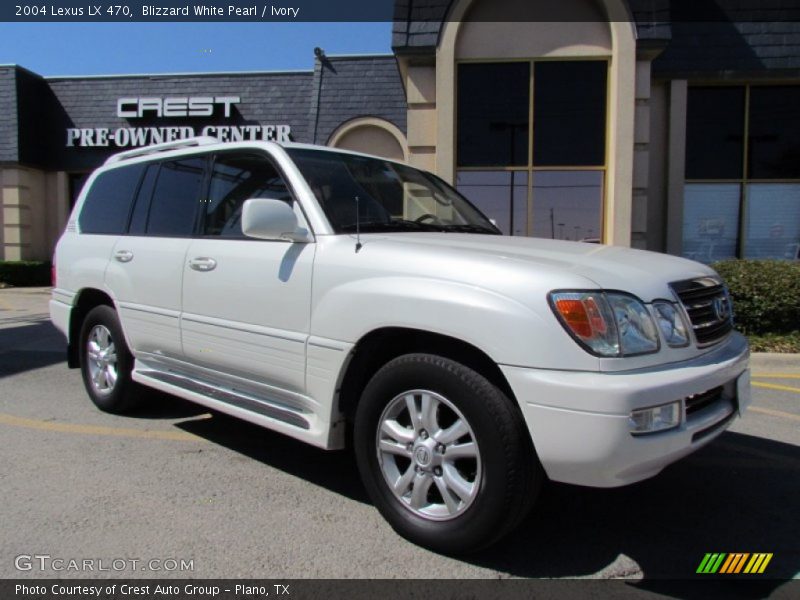 Blizzard White Pearl / Ivory 2004 Lexus LX 470